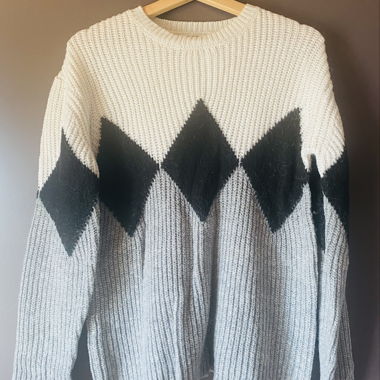 Pullover mit Rauten-Muster