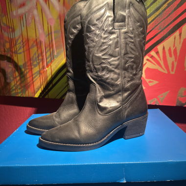 Bottes western noires
