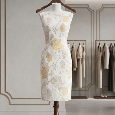 Robe florale sans manches