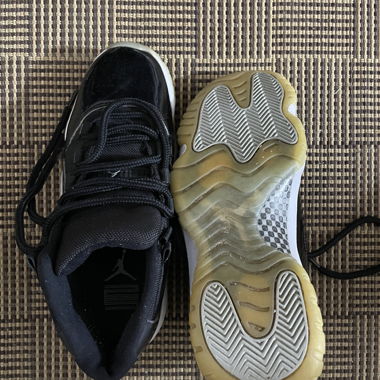Black Jordan sneakers