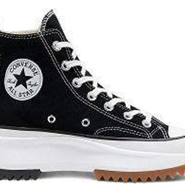 Converses with high heels