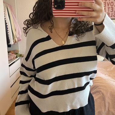 Pull rayé Bershka