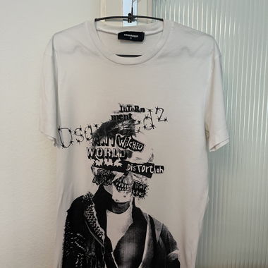 Dsquared2 Graphic Print White T-Shirt