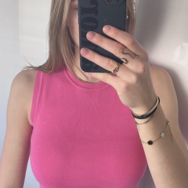 ZARA rosafarbenes Croptop