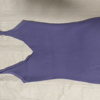 Lila Rippstrick Top