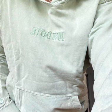 Nike mint green Just Do It hoodie S