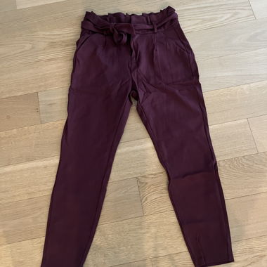 Vero Moda Bordeaux Fabric Trousers