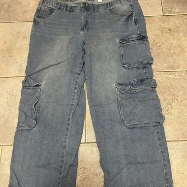 Jeans Cargo Grigio Gr. 50