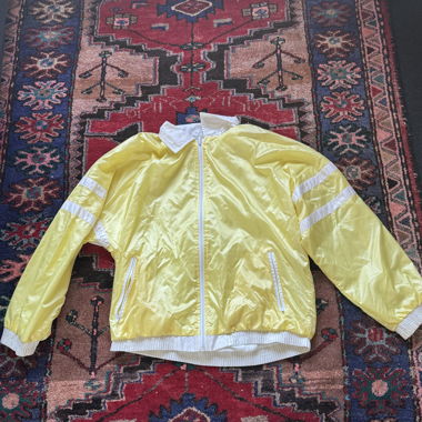 Vintage Trainingsjacke in Gelb 