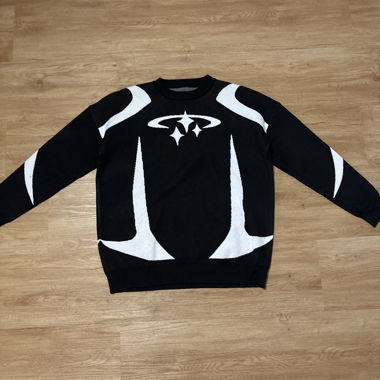 Maglione grafico nero