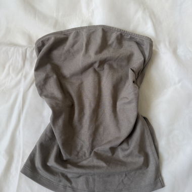 Grau braunes Tube Top