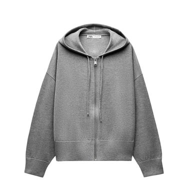 Giacca di maglia con cappuccio Zara