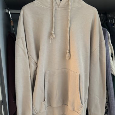 Beiger Hoodie Pull&Bear