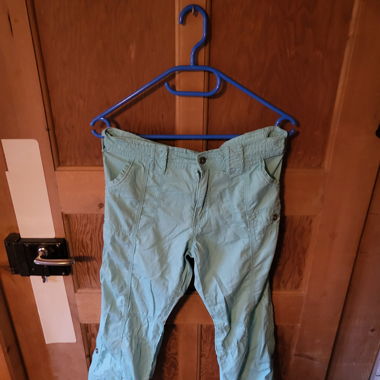 Türkise Jeanshose