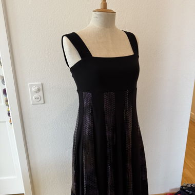 Robe mi-longue