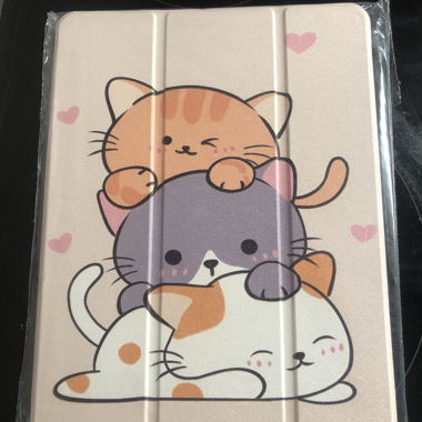 Custodia per iPad 9 con motivo di gatti
