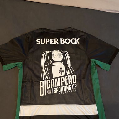 Camisola Sporting Bicampeão 24/25