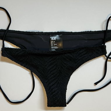 Slip da bikini H&M nero (XS/34)