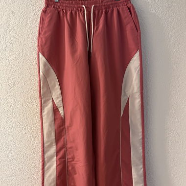 Pantaloni da tempo libero sportivi rosa