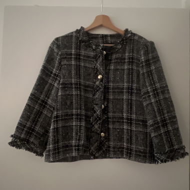 Giacca in tweed a quadri
