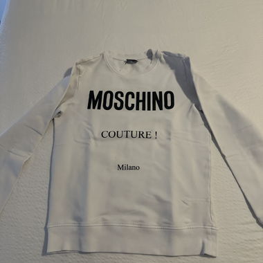 Moschino Couture! Milano White Sweatshirt