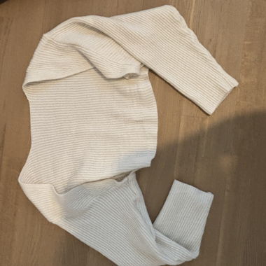 White Knit Cardigan