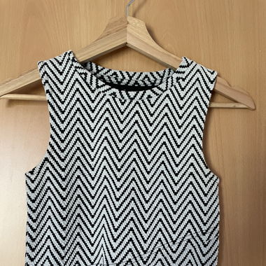 Crop top rayé