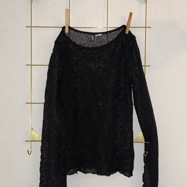 black fairycore longsleeve