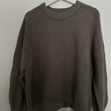 Maglione Zara marrone lavorazione grossa