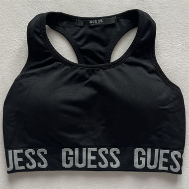 Guess Black Sports Bra