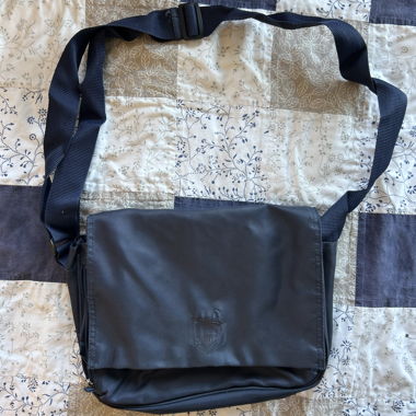 Blue Messenger Bag
