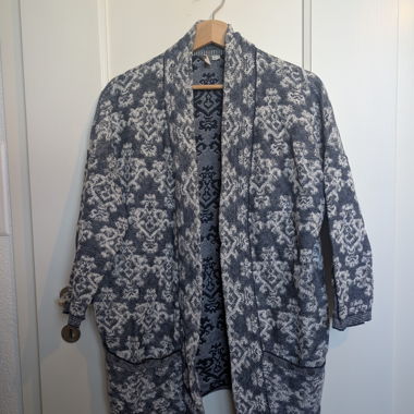 Gemusterter Strick-Cardigan  WHITE STUFF, Gr. 38