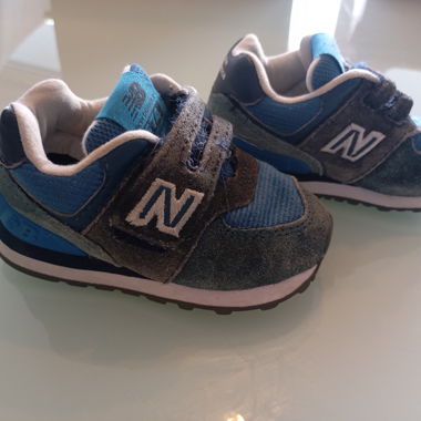 Chaussures New Balance enfant bleu 574
