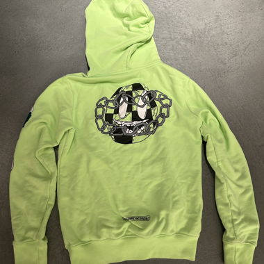 Hoodie Chrome Hearts Mattyboy vert citron