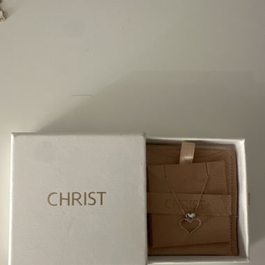 CHRIST Herzkette Silber