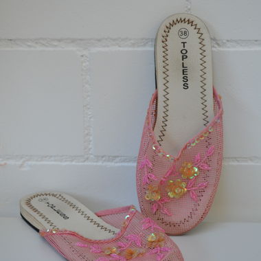Pinke Slip-On Schuhe