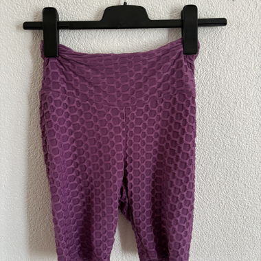 Leggings / Shorts sportivi lilla XS