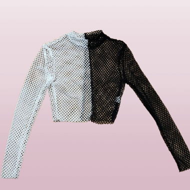 Netz-Oberteil s/w S