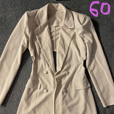 Blazer Dress Beige 