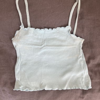 Crop Top hellblau