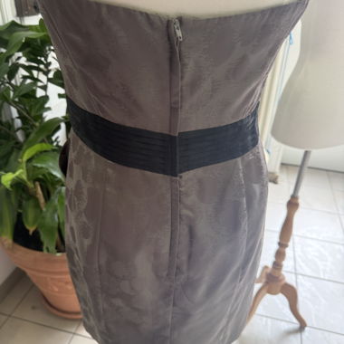 Robe bustier taupe