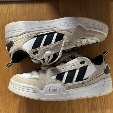 Adidas white and beige sneakers EU 40