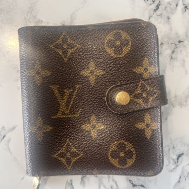 Portefeuille Louis Vuitton monogram marron