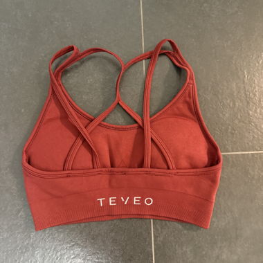Brassière de sport bordeaux TEVEO