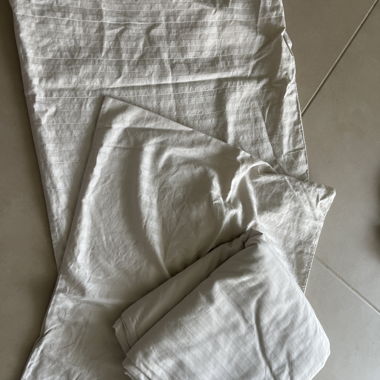 Drap et oreiller 