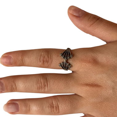 Doppelband-Finger-Ring