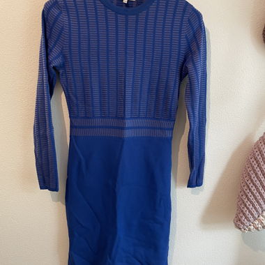 REISS Kobaltblaue Bodycon-Kleid