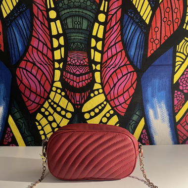 Rote Gemo-Handtasche