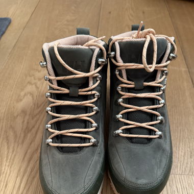 Green Helly Hansen mountain shoes