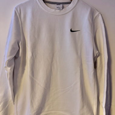 Felpa Nike bianca logo Swoosh M